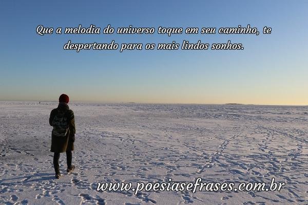 que a melodia do universo