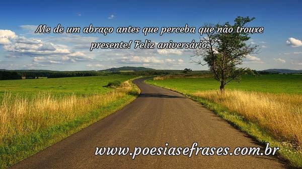 me de um abraco
