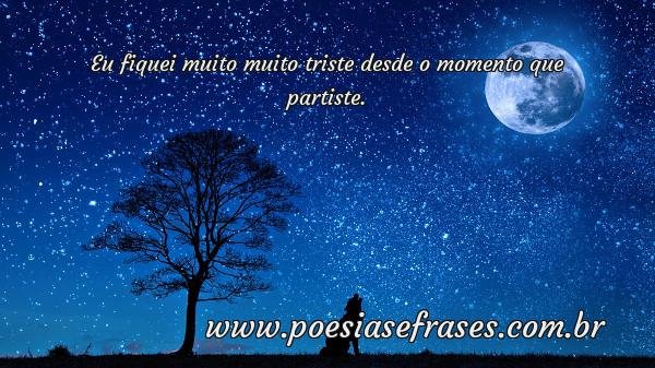 momento que partiste
