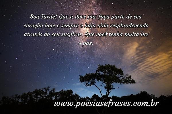 boa tarde