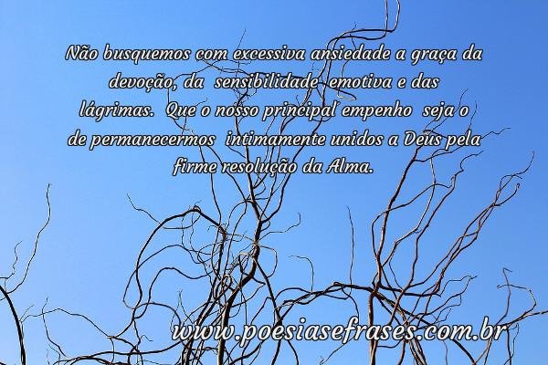nao busquemos com excessiva ansiedade