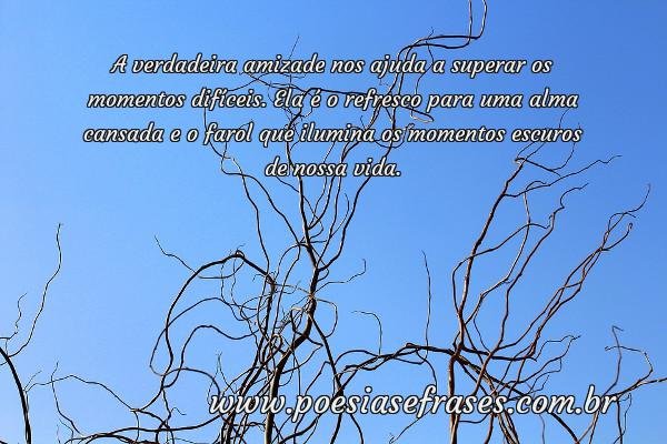 a verdadeira amizade