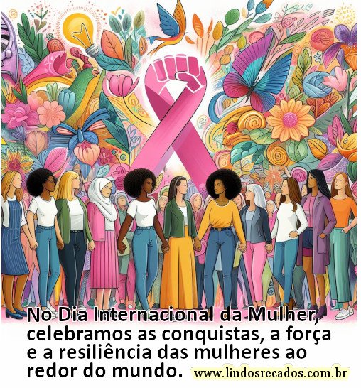 No Dia Internacional da Mulher, celebramos a diversidade, a resiliência e a determinação das mulheres em todas as esferas da vida.